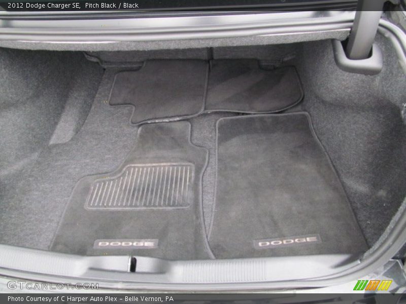 Pitch Black / Black 2012 Dodge Charger SE