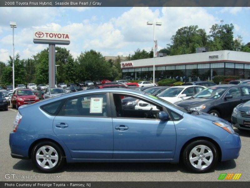 Seaside Blue Pearl / Gray 2008 Toyota Prius Hybrid
