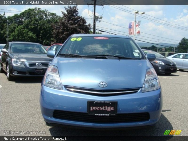 Seaside Blue Pearl / Gray 2008 Toyota Prius Hybrid