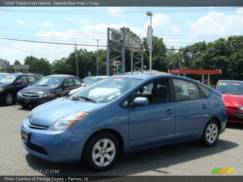 Seaside Blue Pearl / Gray 2008 Toyota Prius Hybrid