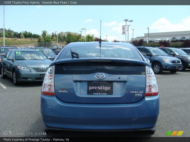 Seaside Blue Pearl / Gray 2008 Toyota Prius Hybrid