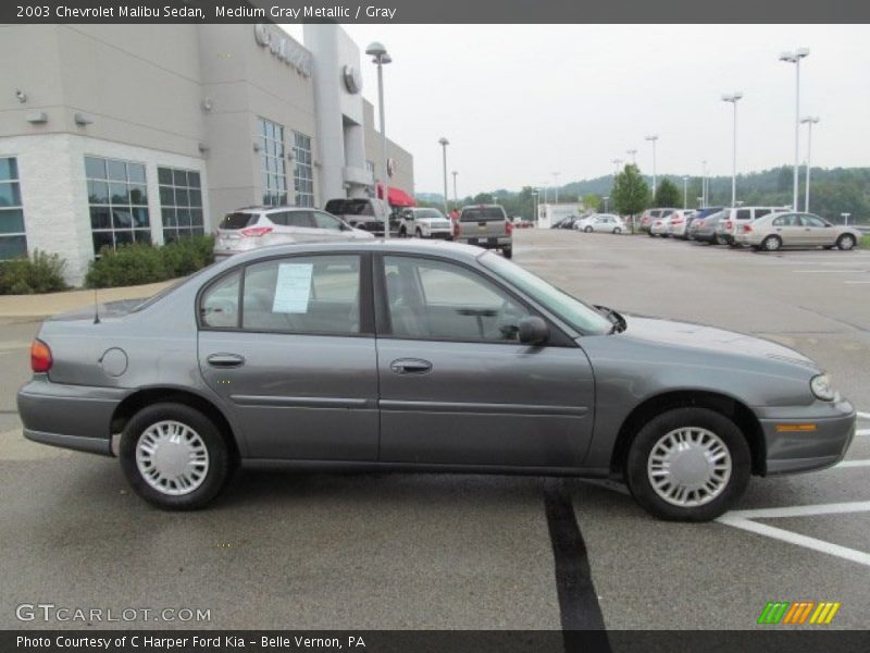 Medium Gray Metallic / Gray 2003 Chevrolet Malibu Sedan