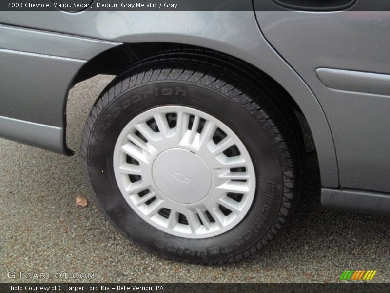 Medium Gray Metallic / Gray 2003 Chevrolet Malibu Sedan
