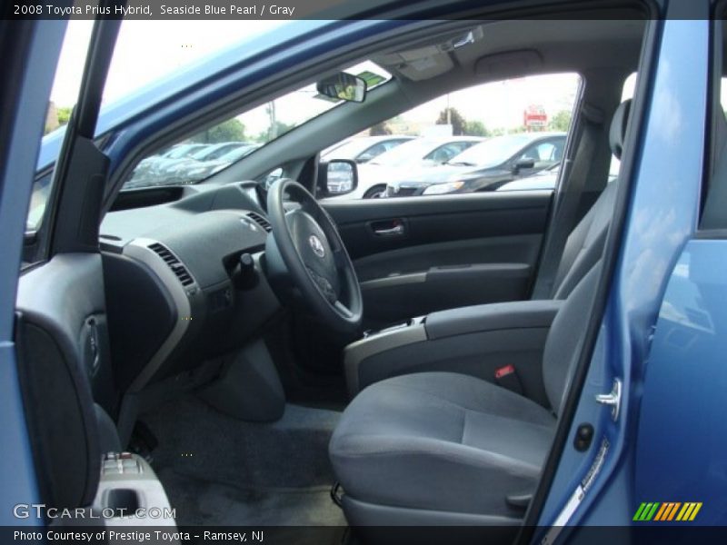Seaside Blue Pearl / Gray 2008 Toyota Prius Hybrid