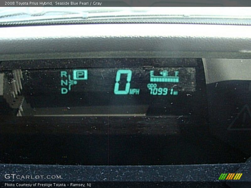 Seaside Blue Pearl / Gray 2008 Toyota Prius Hybrid