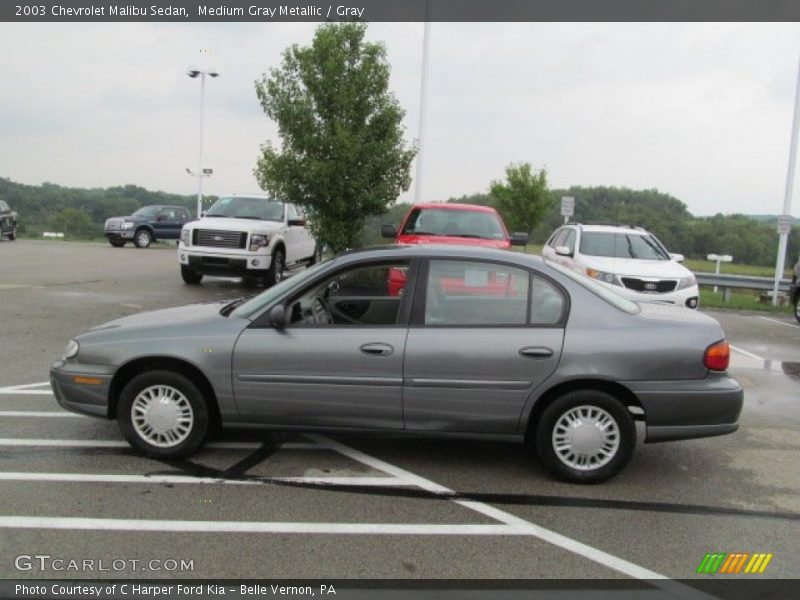 Medium Gray Metallic / Gray 2003 Chevrolet Malibu Sedan