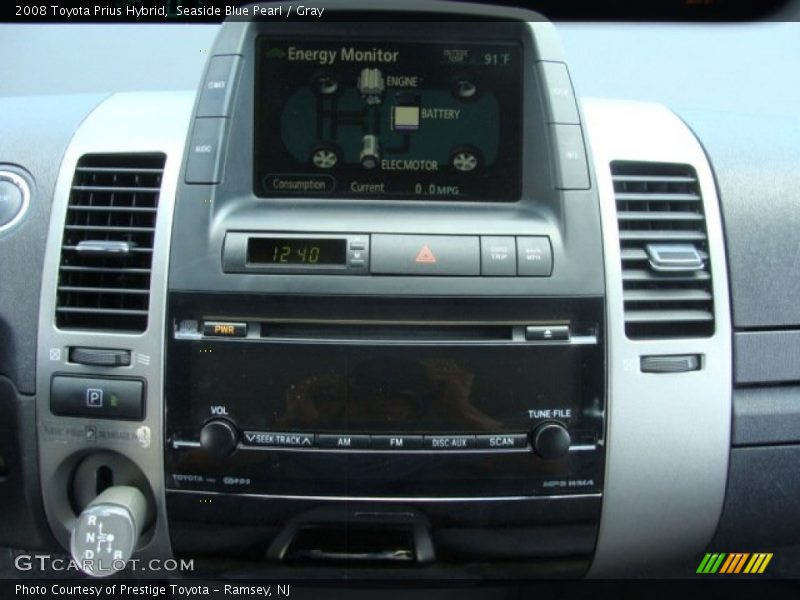 Seaside Blue Pearl / Gray 2008 Toyota Prius Hybrid