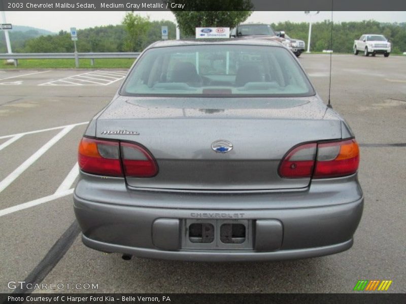 Medium Gray Metallic / Gray 2003 Chevrolet Malibu Sedan