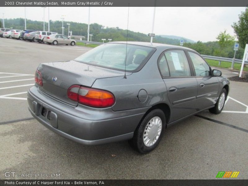 Medium Gray Metallic / Gray 2003 Chevrolet Malibu Sedan