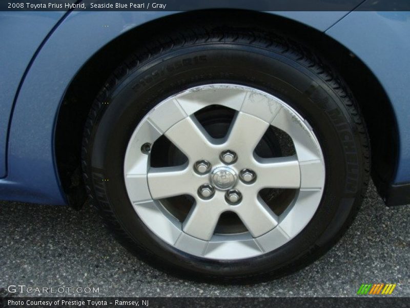 Seaside Blue Pearl / Gray 2008 Toyota Prius Hybrid