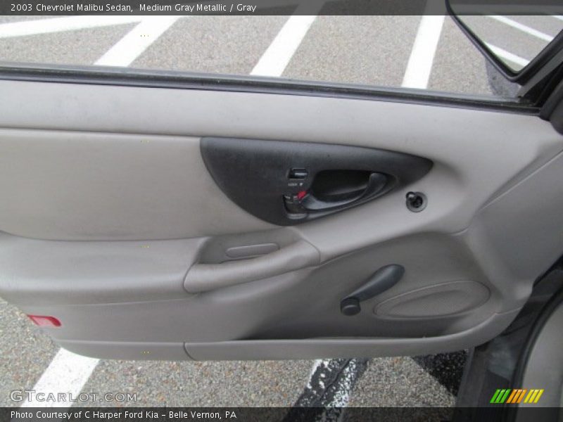 Medium Gray Metallic / Gray 2003 Chevrolet Malibu Sedan