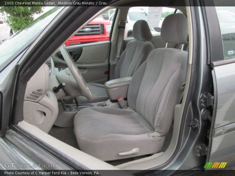 Medium Gray Metallic / Gray 2003 Chevrolet Malibu Sedan