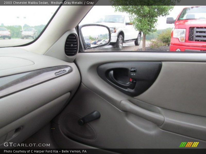 Medium Gray Metallic / Gray 2003 Chevrolet Malibu Sedan