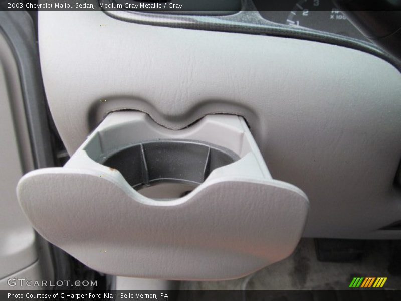 Medium Gray Metallic / Gray 2003 Chevrolet Malibu Sedan
