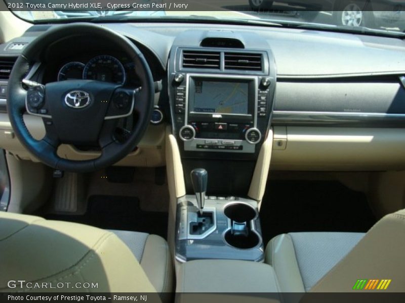 Dashboard of 2012 Camry Hybrid XLE