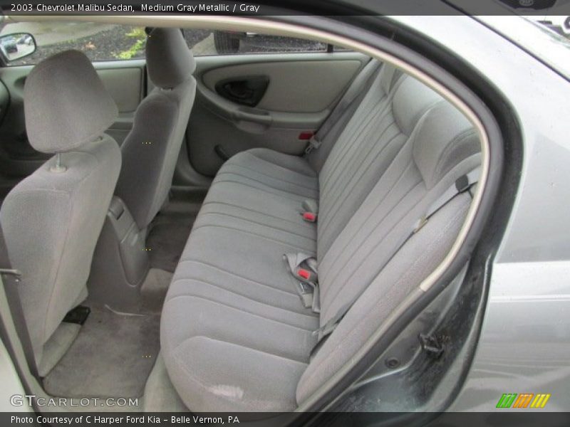 Medium Gray Metallic / Gray 2003 Chevrolet Malibu Sedan