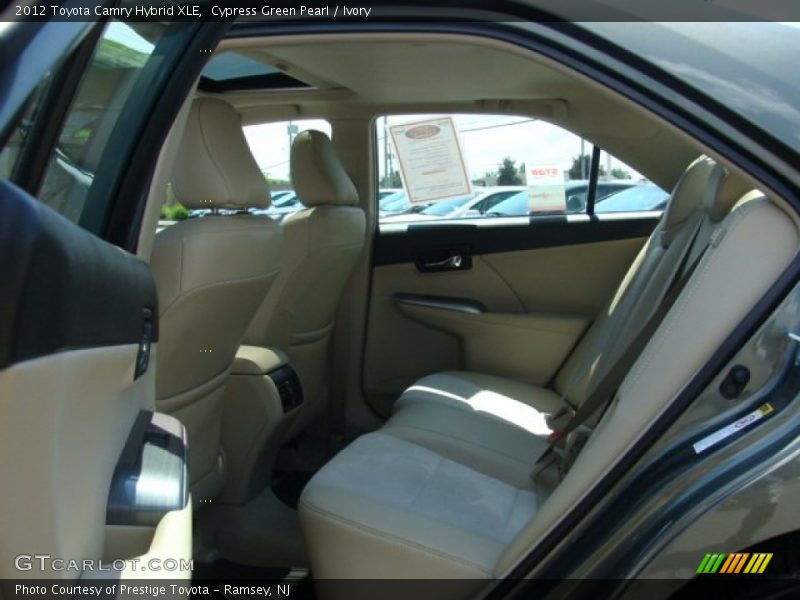 Rear Seat of 2012 Camry Hybrid XLE