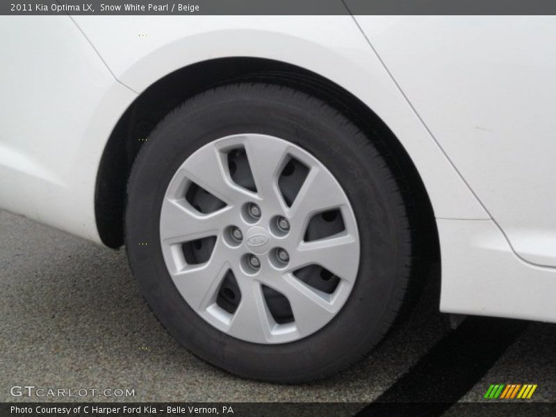 Snow White Pearl / Beige 2011 Kia Optima LX