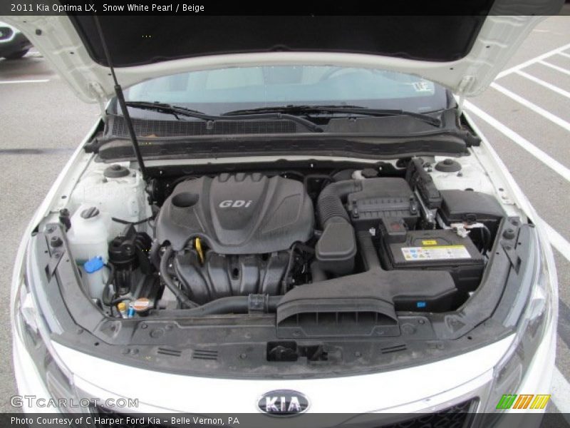 Snow White Pearl / Beige 2011 Kia Optima LX