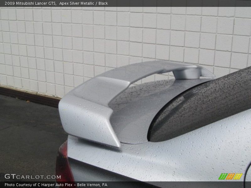 Apex Silver Metallic / Black 2009 Mitsubishi Lancer GTS