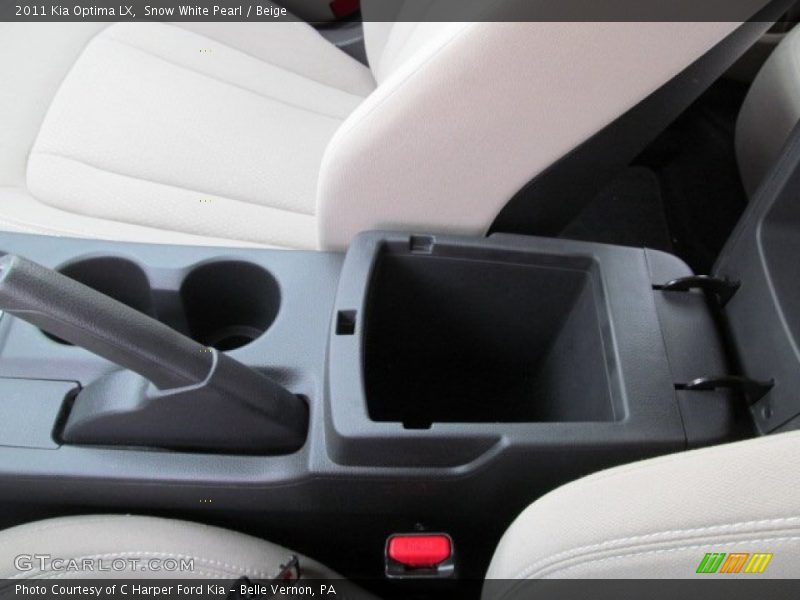Snow White Pearl / Beige 2011 Kia Optima LX