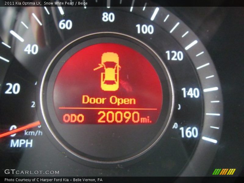 Snow White Pearl / Beige 2011 Kia Optima LX