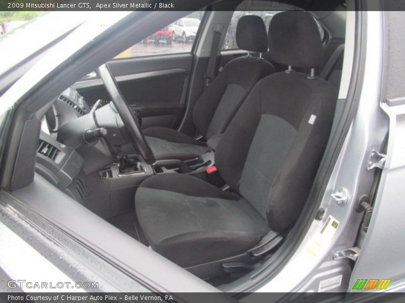 Front Seat of 2009 Lancer GTS