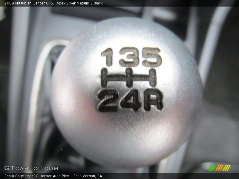 Apex Silver Metallic / Black 2009 Mitsubishi Lancer GTS