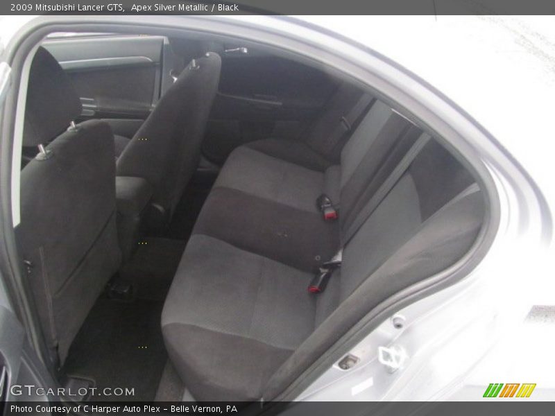 Apex Silver Metallic / Black 2009 Mitsubishi Lancer GTS