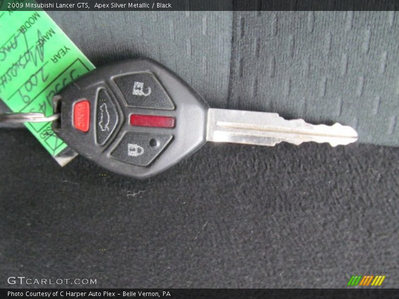 Keys of 2009 Lancer GTS