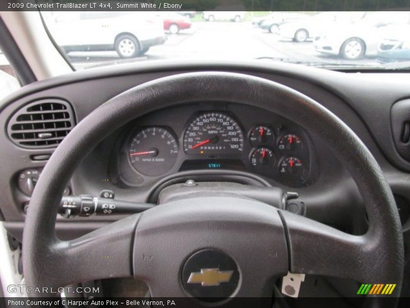 Summit White / Ebony 2009 Chevrolet TrailBlazer LT 4x4