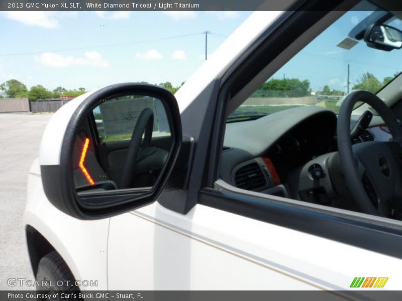 White Diamond Tricoat / Light Titanium 2013 GMC Yukon XL SLT