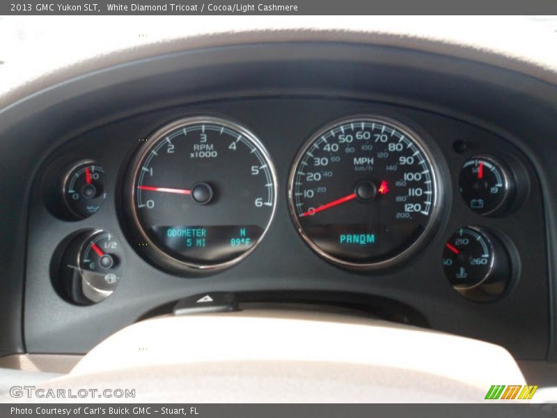  2013 Yukon SLT SLT Gauges