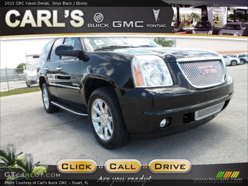 Onyx Black / Ebony 2013 GMC Yukon Denali