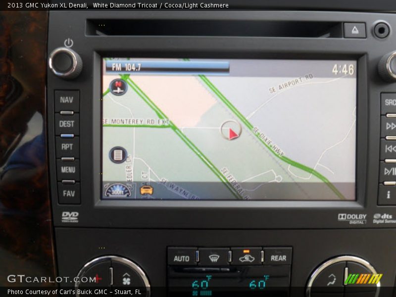 White Diamond Tricoat / Cocoa/Light Cashmere 2013 GMC Yukon XL Denali