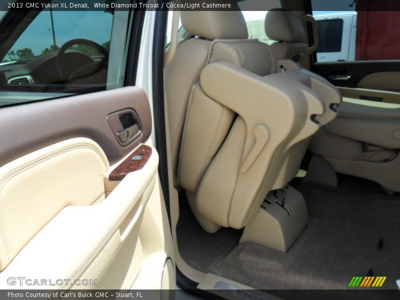White Diamond Tricoat / Cocoa/Light Cashmere 2013 GMC Yukon XL Denali