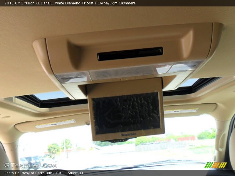 White Diamond Tricoat / Cocoa/Light Cashmere 2013 GMC Yukon XL Denali