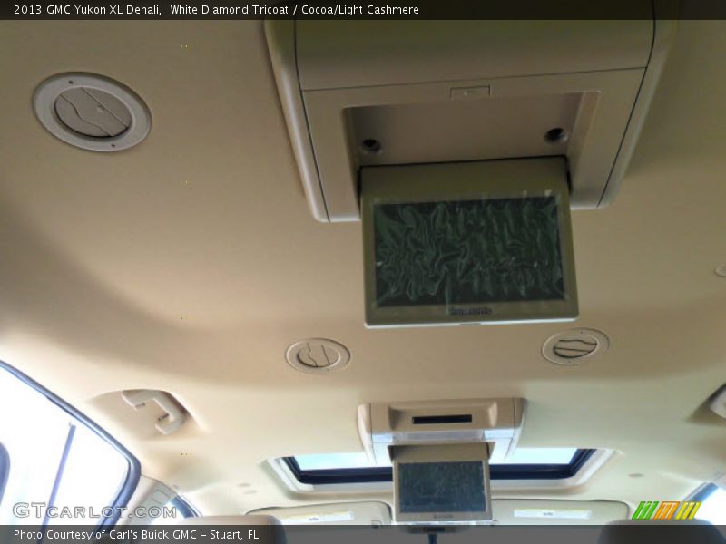 White Diamond Tricoat / Cocoa/Light Cashmere 2013 GMC Yukon XL Denali