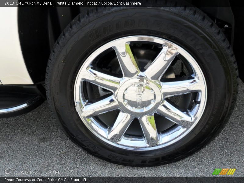 White Diamond Tricoat / Cocoa/Light Cashmere 2013 GMC Yukon XL Denali
