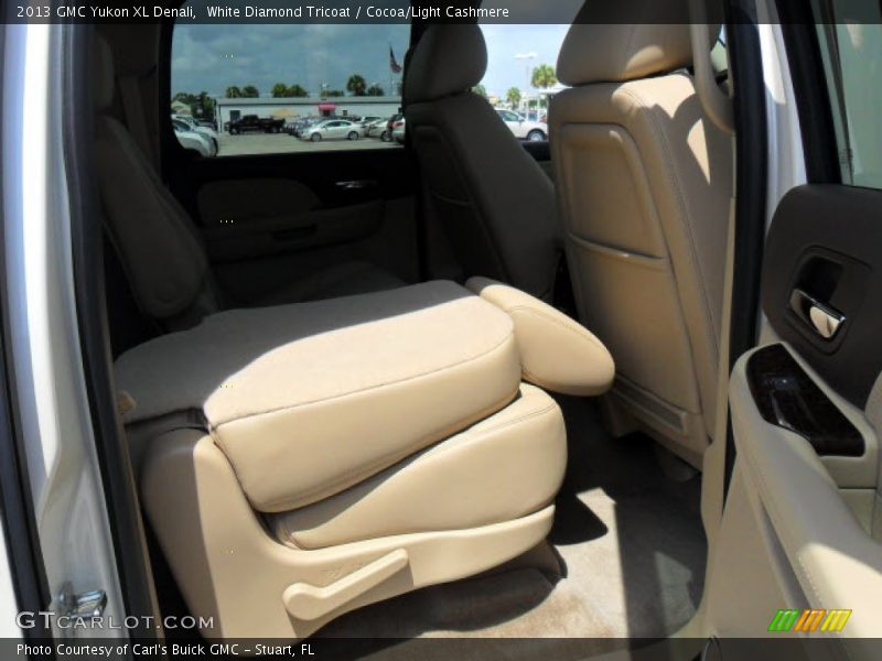 White Diamond Tricoat / Cocoa/Light Cashmere 2013 GMC Yukon XL Denali