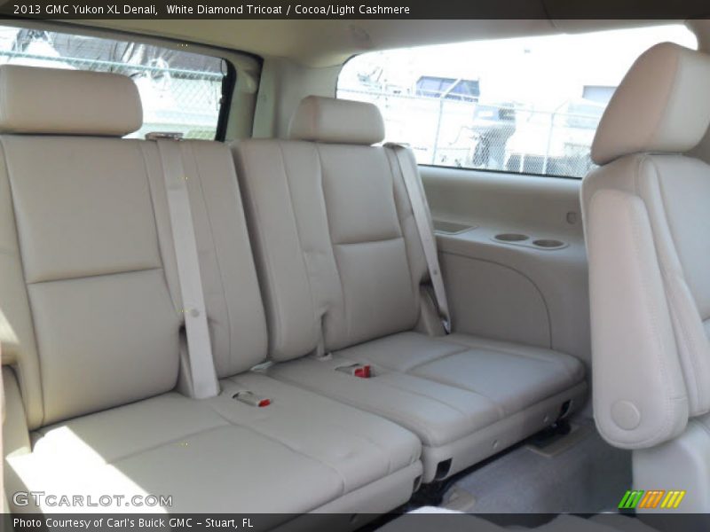 White Diamond Tricoat / Cocoa/Light Cashmere 2013 GMC Yukon XL Denali