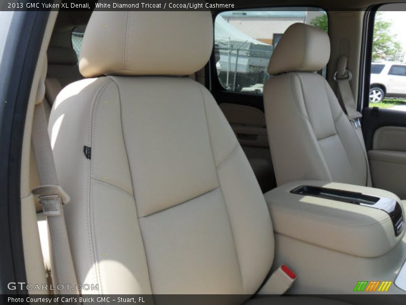 White Diamond Tricoat / Cocoa/Light Cashmere 2013 GMC Yukon XL Denali