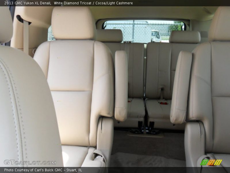 White Diamond Tricoat / Cocoa/Light Cashmere 2013 GMC Yukon XL Denali