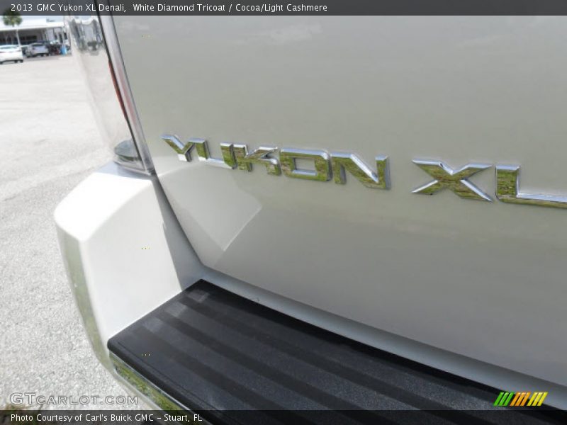 White Diamond Tricoat / Cocoa/Light Cashmere 2013 GMC Yukon XL Denali