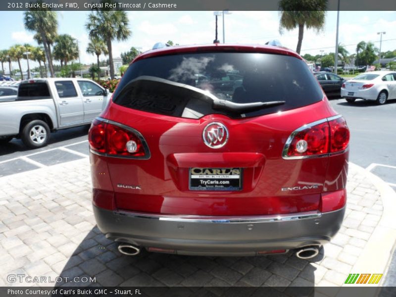 Crystal Red Tintcoat / Cashmere 2012 Buick Enclave FWD