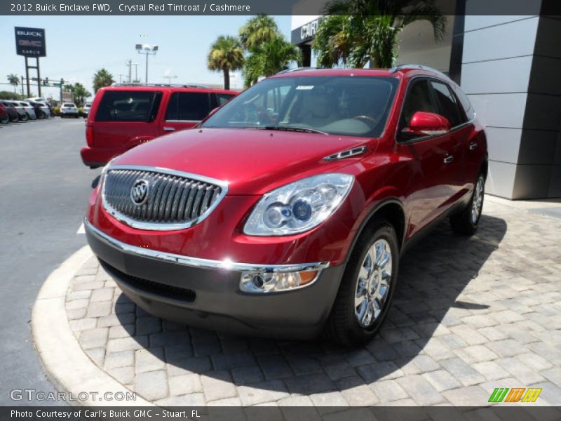Crystal Red Tintcoat / Cashmere 2012 Buick Enclave FWD