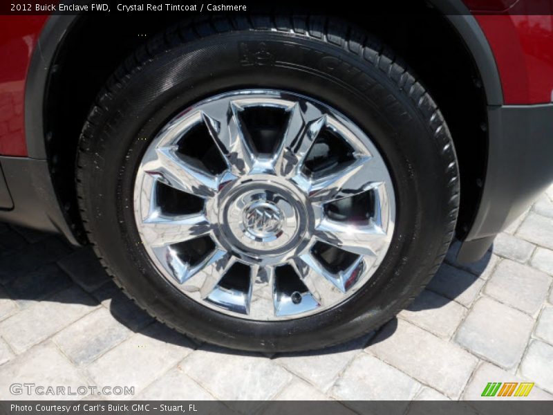 Crystal Red Tintcoat / Cashmere 2012 Buick Enclave FWD