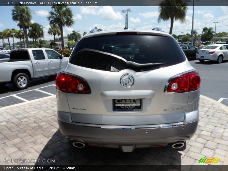 Quicksilver Metallic / Titanium 2012 Buick Enclave FWD