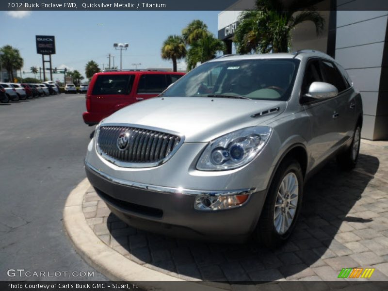 Quicksilver Metallic / Titanium 2012 Buick Enclave FWD