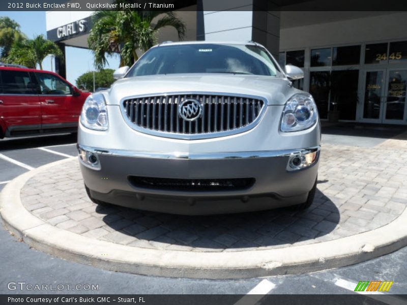 Quicksilver Metallic / Titanium 2012 Buick Enclave FWD